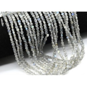 Бусины из лабрадора круг гр.4мм, 39мм, 110 бусин