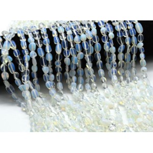 Бусины из лунного камня имитация галтовка 5*8мм, 39см, 50 бусин (иск.) Бусины из лунного камня имитация галтовка 5*8мм, 39см, 50 бусин (иск.)