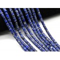 Бусины из лазурита афганского диски с гранями 6мм, 41см, 159 бусин