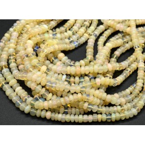 Бусины из Опала рондель на увеличение 42см, 188 бусин, 7,9г