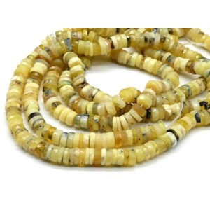 Бусины из натурального камня Опала диски 7мм, 41,5см, 162 бусины, 27,4г