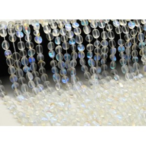 Опал синтетический бусины галтовка 7*8мм, 40см, 50 бусин (иск.) Опал синтетический бусины галтовка 7*8мм, 40см, 50 бусин (иск.)