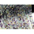 Бусины из флюорита шарик гр.5мм, 38,5см, 75 бусин