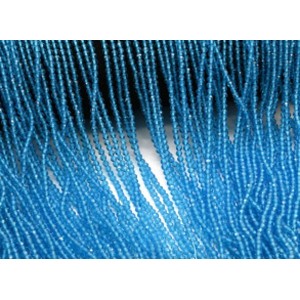 Бусины из шпинели шарик гр.3мм цв.голубой, 36,5см, 130 бусин (иск.)