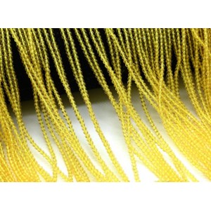 Бусины из шпинели шарик гр.2мм цв.желтый, 36,5см, 202 бусины (иск.)