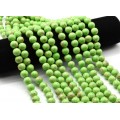 Бусины из варисцита шарик 12мм цв.салатовый, 39см, 33 бусины (иск.)