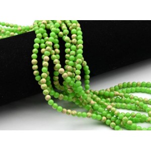 Бусины из варисцита шарик 4,5мм цв.салатовый, 38см, 88 бусин (иск.) Бусины из варисцита шарик 4,5мм цв.салатовый, 38см, 88 бусин (иск.)