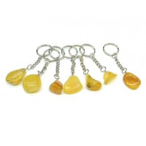 Брелок из опала желтого 20*27мм