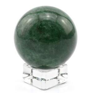 Шар из авантюрина зеленого, диаметр 61мм, 325г