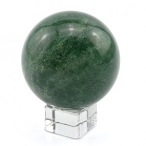 Шар из авантюрина зеленого, диаметр 58мм, 272г