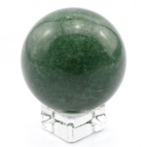 Шар из авантюрина зеленого, диаметр 70мм, 479г