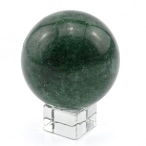 Шар из авантюрина зеленого, диаметр 58мм, 272г