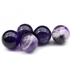 Шары аметист 18мм, 5шт. Шары аметист 18мм, 5шт.