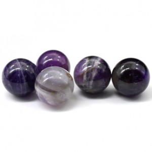Шары аметист 19мм, 5шт.
