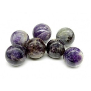 Шар из аметиста шевронного, диаметр 32-34мм, 52г