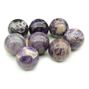 Шар из аметиста шевронного, диаметр 39-40мм, 90г