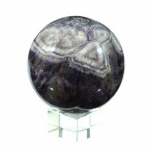Шар из аметиста шевронного, диаметр 62мм, 343гр.