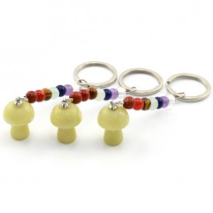 Брелок гриб из кварца желтого "7 чакр" 15*24мм Брелок гриб из кварца желтого "7 чакр" 15*24мм