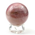 Шар из розового кварца мадагаскарского 52мм, 196г