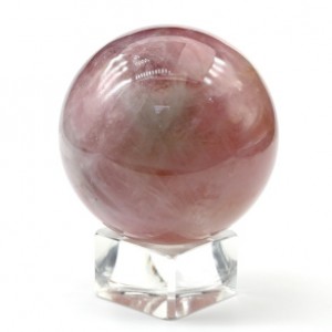 Шар из розового кварца мадагаскарского 54мм, 221г