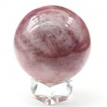 Шар из розового кварца мадагаскарского 65мм, 387г