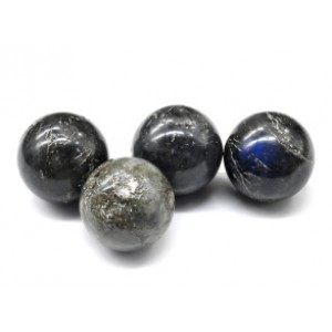 Шар из лабрадорита III сорт, диаметр 26-27мм, 24г
