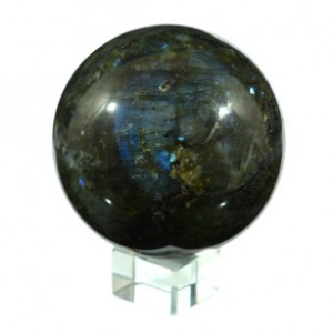 Шар из лабрадорита, диаметр 74мм, 587гр.