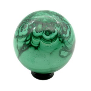 Шар из малахита 1сорт 57мм, 364гр.
