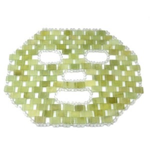 Энергетическая Маска для лица из камня нефрит  210*260мм