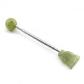 Массажёр телескопический колотушка из нефрита 195*37*30мм
