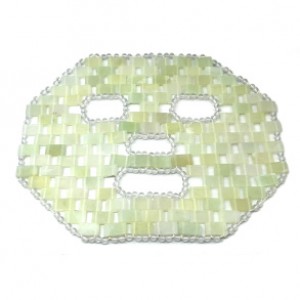 Энергетическая Маска для лица из камня нефрит  210*260мм