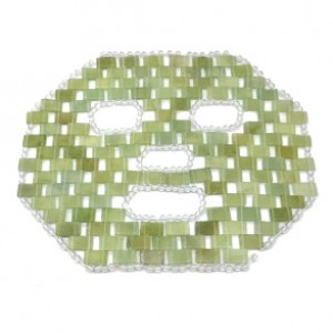 Энергетическая Маска для лица из камня нефрит  210*260мм