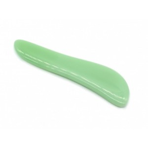 Скребок Гуаша из нефрита (имитация) "Волна" 113*32мм (иск.)