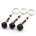 Брелок сатурн из обсидиана "7 чакр" 20*22мм