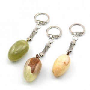 Брелок из оникса яйцо 20*20*33мм