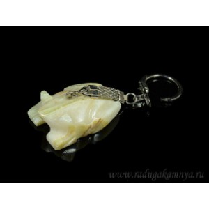 Брелок из оникса лягушка 45*35*10