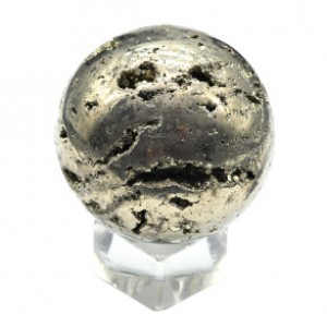 Шар из пирита природного 56мм, 400г (43-32)