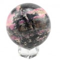 Шар из родонита, диаметр 74мм, 647г