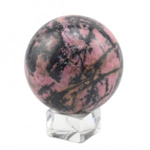Шар из родонита диаметр 62мм, 454г