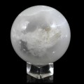 Шар из селенита белого, диаметр 78мм, 580г