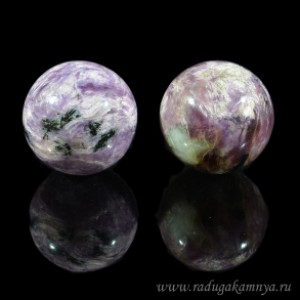 Шар из чароита, диаметр 40мм, 88гр.