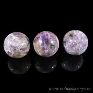 Шар из чароита, диаметр 38-39мм, 74гр.