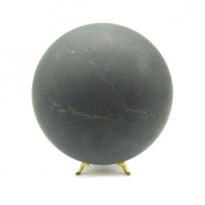 Шар из шунгита неполированный,  диаметр 120мм