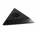 Подставка из шунгита под шар 9-12см большая треугольная, полированная