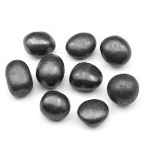 Галтовка из шунгита полированная (окатыш), 20-25мм, 100г.