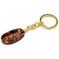 Брелок из янтаря именной Гордей 20*35мм