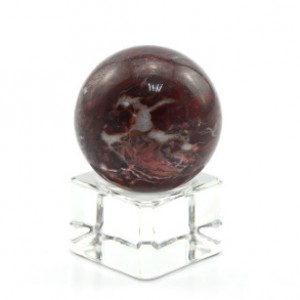 Шар из яшмы красной диаметр 31мм, 43г