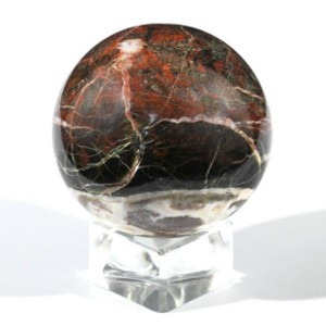 Шар из лиственита диаметр 54мм, 209г