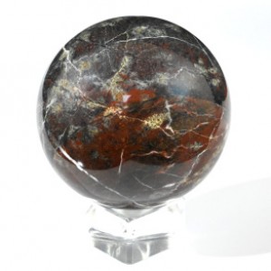 Шар из лиственита диаметр 63мм, 375г.