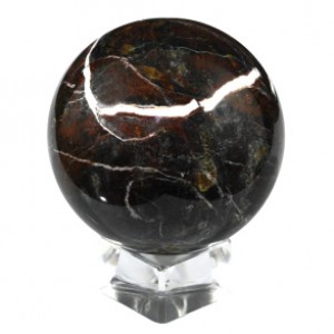 Шар из лиственита диаметр 62мм, 351г.